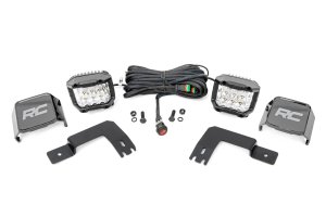 Polaris XPEDITION ADV 5 Premium LED Light - Under Bed Mount - Rough Country - Wide Angle - Chrome - 2024+